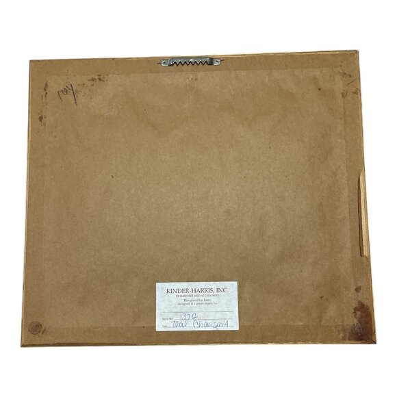 Merri Pattinian Original Mixed-Media Collage *Teal Charisma* - Picture 6 of 9